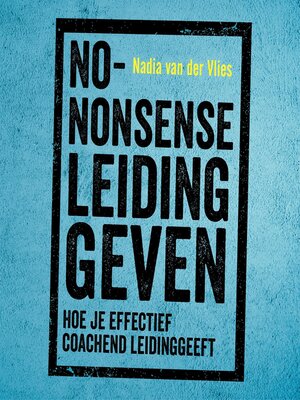 cover image of No-Nonsense Leidinggeven